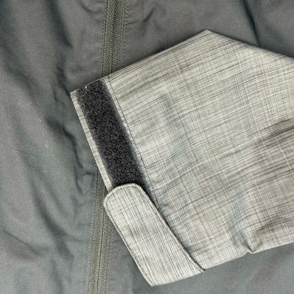 Columbia Omnitech Hooded Jacket Black Gray Women's Large - Picture 11 of 15